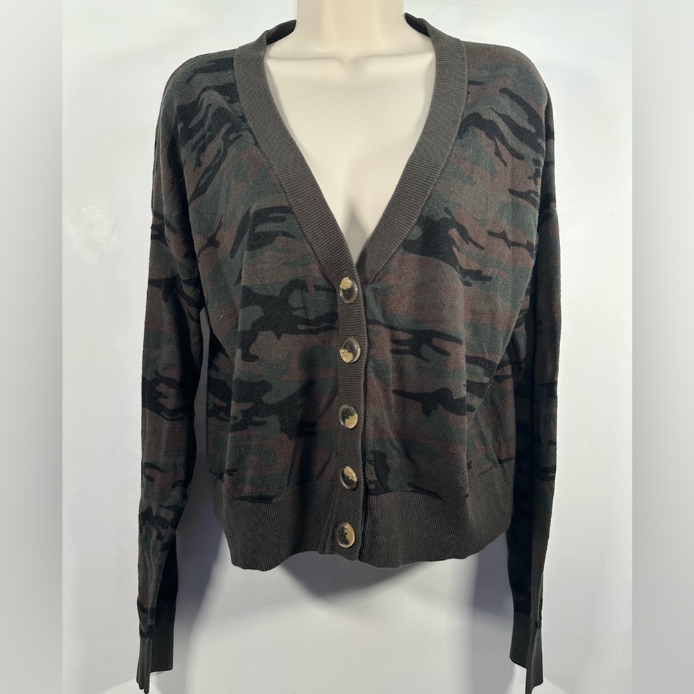 Sanctuary women’s camouflage oversized cardigan size XS